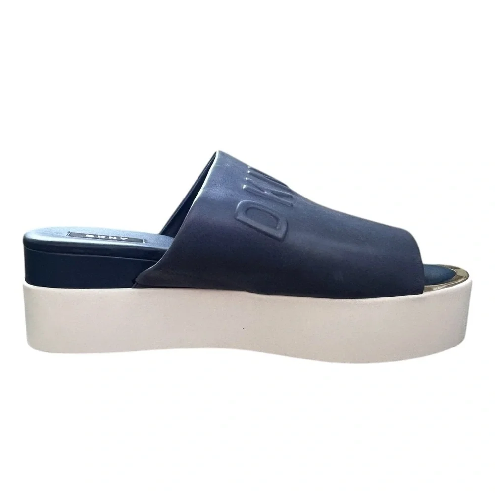 DKNY Slip-on Platform Mule‎ Sandals Sz 10